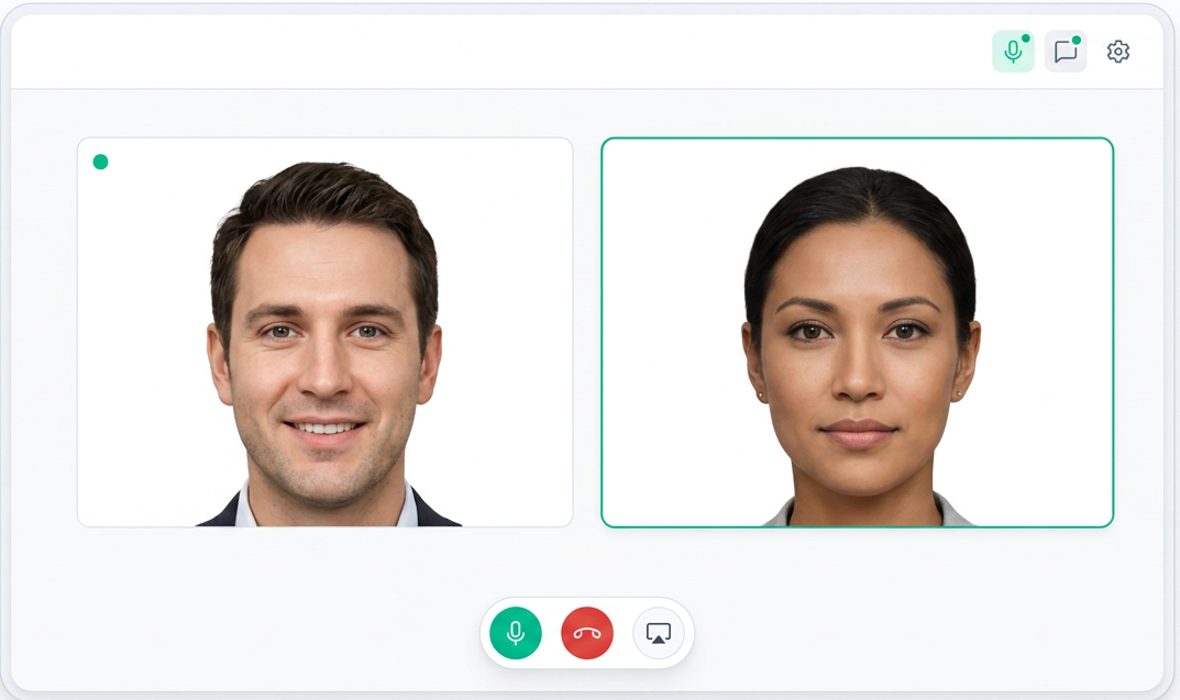AI Roleplay interface showing a simulated buyer conversation